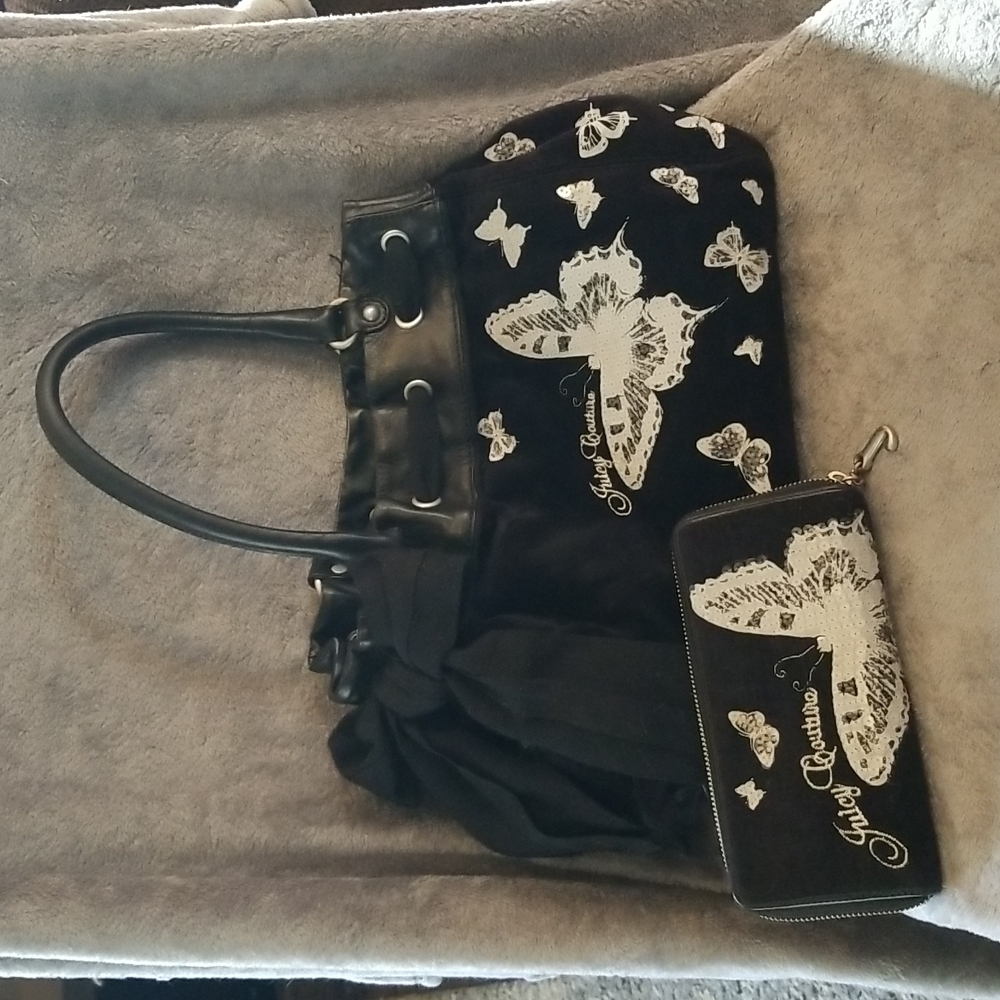 Juicy Couture Dreamer Butterfly Bag and Wallet